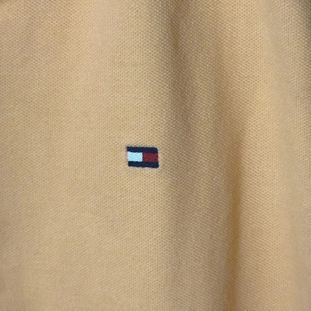 NWT Men’s Tommy Hilfiger Orange With Tommy Hilfiger Logo Polo Shirt Size Small - Picture 3 of 5